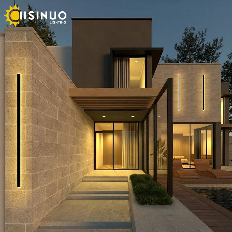 Outdoor Garden Porch Wall Light Smart Triac Dimming — main product photo