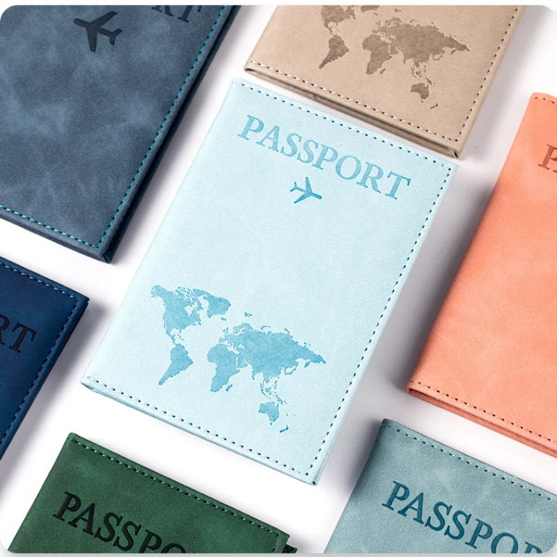 Airplane Passport Cover Case for Women Men Travel — product photo 5 of 6