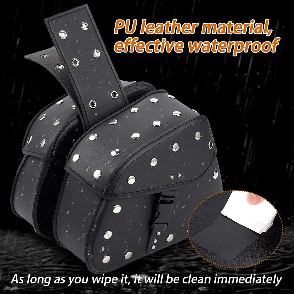 Universal Motorcycle SaddleBag Motorbike Side Bags Storage Tool — product photo 4 of 6