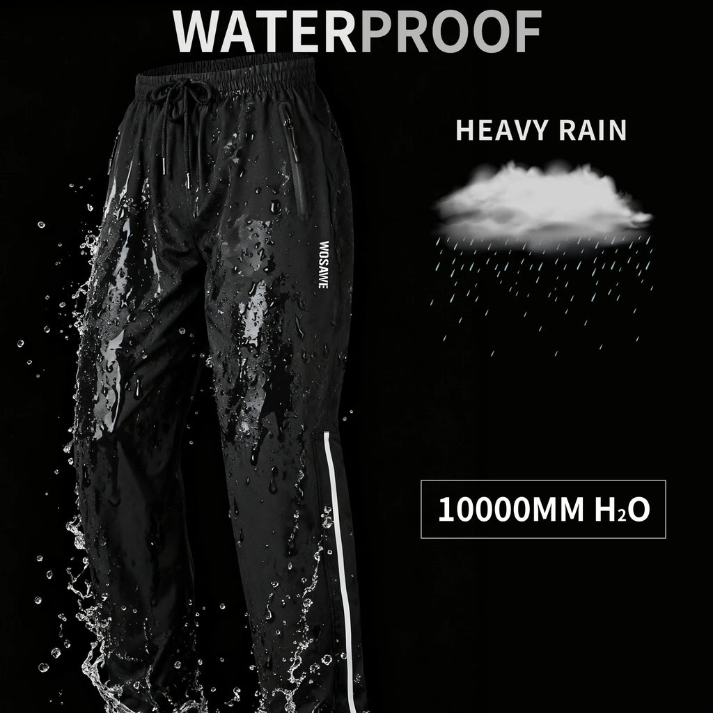 WOSAWE Motorcycle Motorbike Rainproof Single Pants Waterproof Unisex — product photo 2 of 3