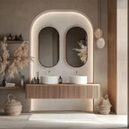 Modern Double Sink Vanity Bathroom Cabinets Solid Wood — product photo 5 of 6