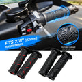 1pair 22mm Motorcycle Rubber Handlebar Grips Non-slip Motorbike — main product photo