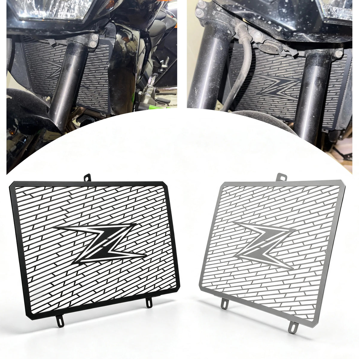 Motorcycle Radiator Grille Guard Grill Protector Cover For — product photo 6 of 6
