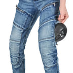 Motorcycle Jeans Women's Personalized Motorcycle Pants Motorcycle Racing — product photo 4 of 6