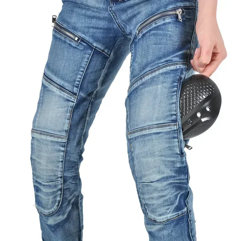Motorcycle Jeans Women's Personalized Motorcycle Pants Motorcycle Racing — product photo 4 of 6