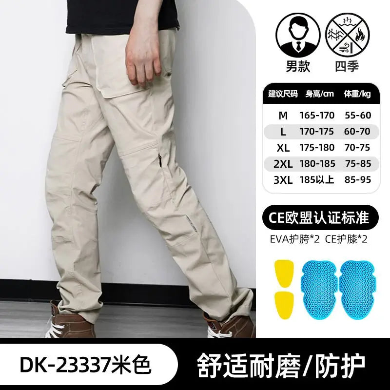 Summer Breathable Motorcycle Pants Anti Drop Comfort Men — product photo 2 of 6