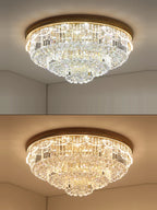 Dimmable LED Crystal Stainless Steel Lamparas De Techo — product photo 2 of 6