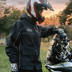 Men's Women DUHAN Motorcycle Raincoat Waterproof Motorcyclist Jacket — product photo 2 of 6