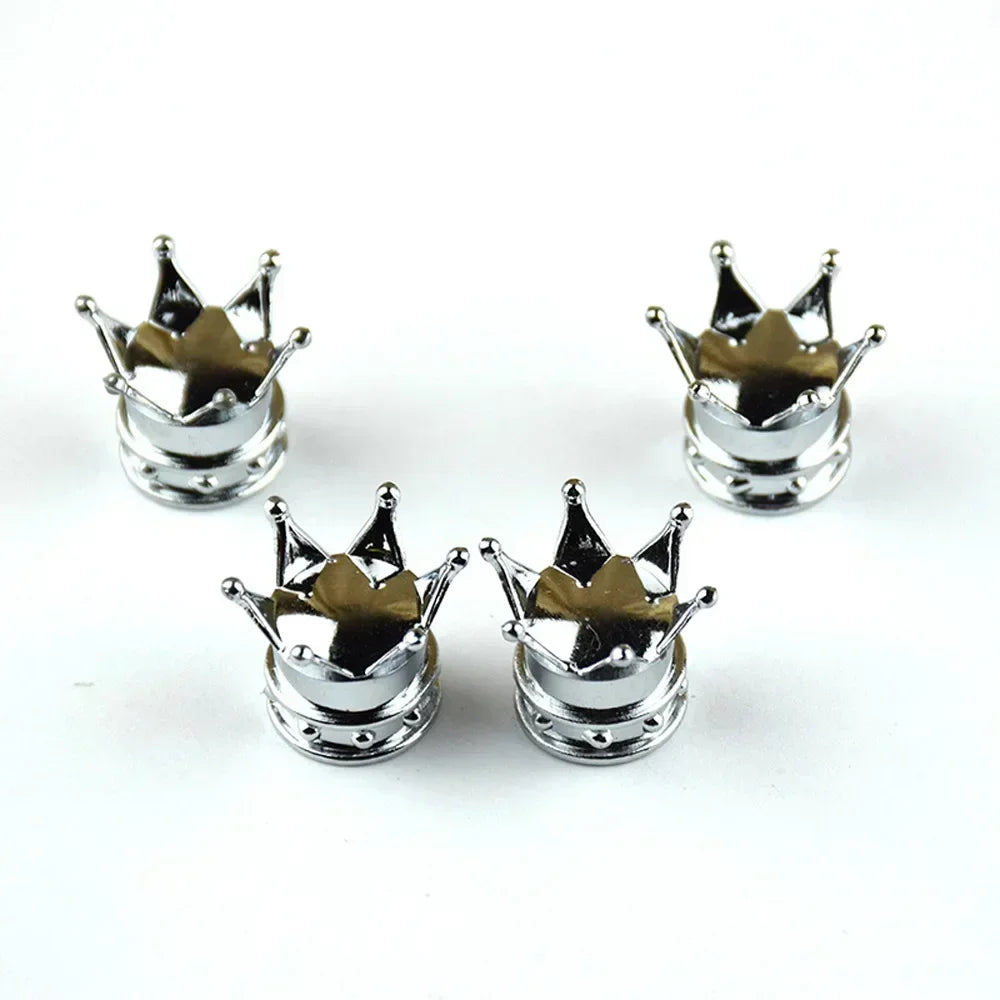 Crown Style Car Tire Valve Caps — product photo 5 of 6