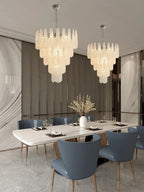 4-8 Layer Colorzied Glass Art E14 LED Ceiling — product photo 6 of 6