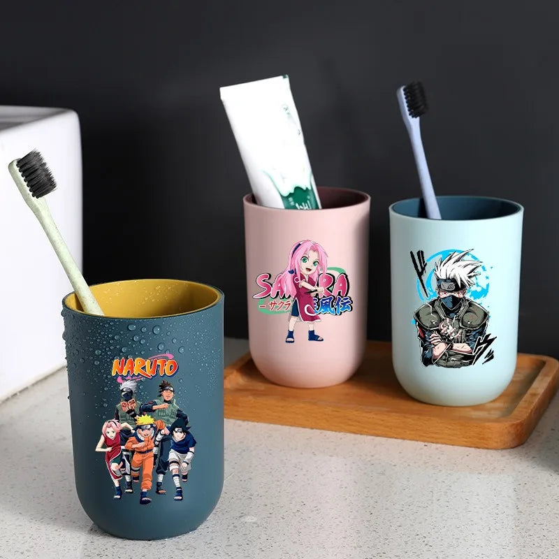 Naruto Toothbrush Cup Sasuke Sakura Cartoon Anime Pattern — main product photo