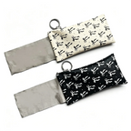 1pc Bow Print Sunglasses Pouch with Keyring PU — product photo 4 of 6