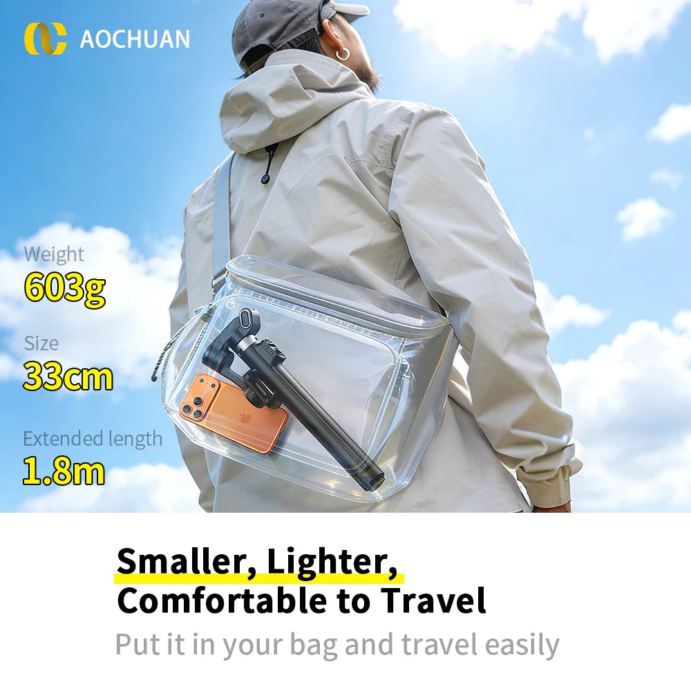 AOCHUAN SmartV3 3-Axis Gimbal for Vlogging — product photo 6 of 6