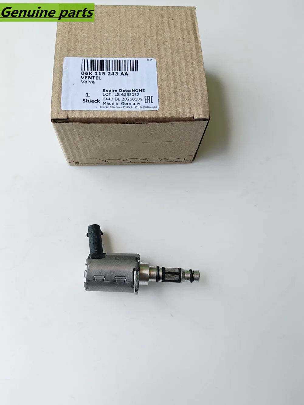 Genuine OEM Control Valve 06K115243AA 06K115243T 06K115243Q 06K115243F — main product photo