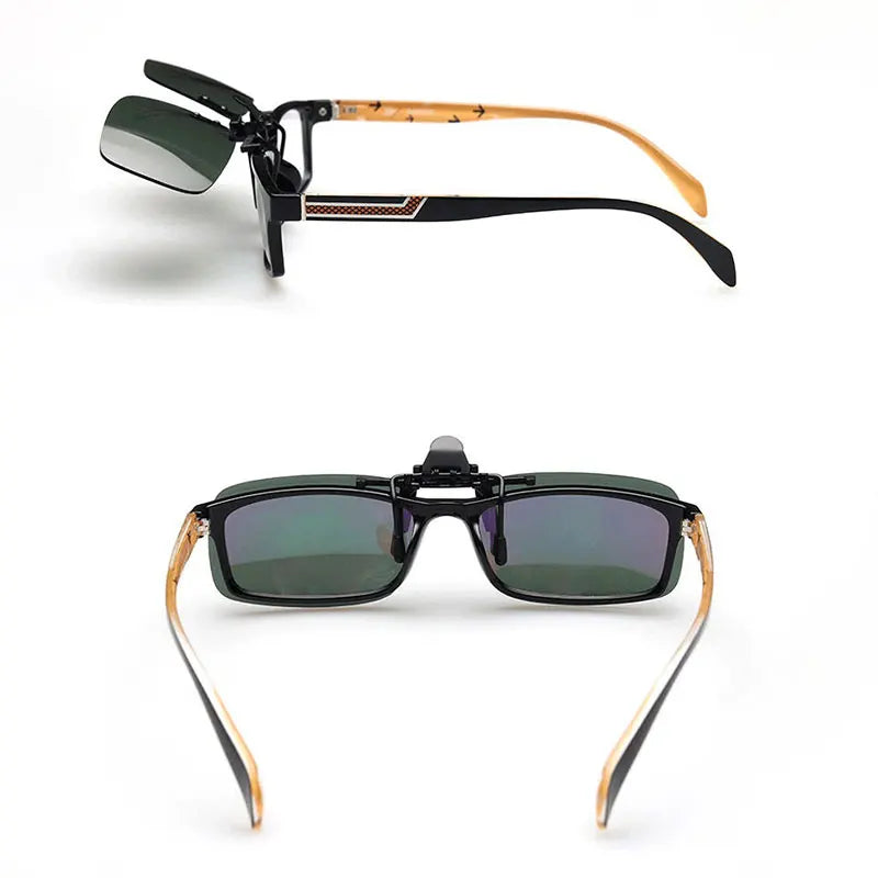 Car Night Safety Driving Glasses Clip On Sunglasses — product photo 4 of 6