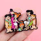 Cartoon Family Enamel Pin Funny Brooches Badges Lapel — product photo 6 of 6
