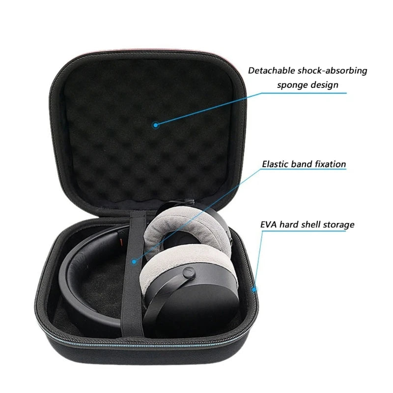 Lightweight Headphone Organiser Bag Large Capacity Box Soft — product photo 2 of 6