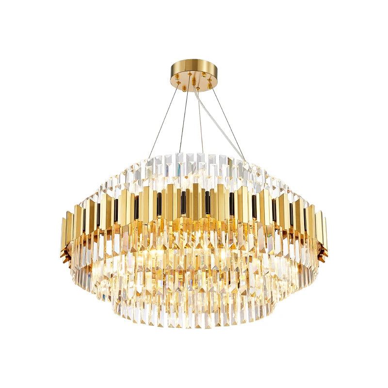 Modern Home Luxury Stainless Steel Crystal Chandelier Hotel — product photo 5 of 5
