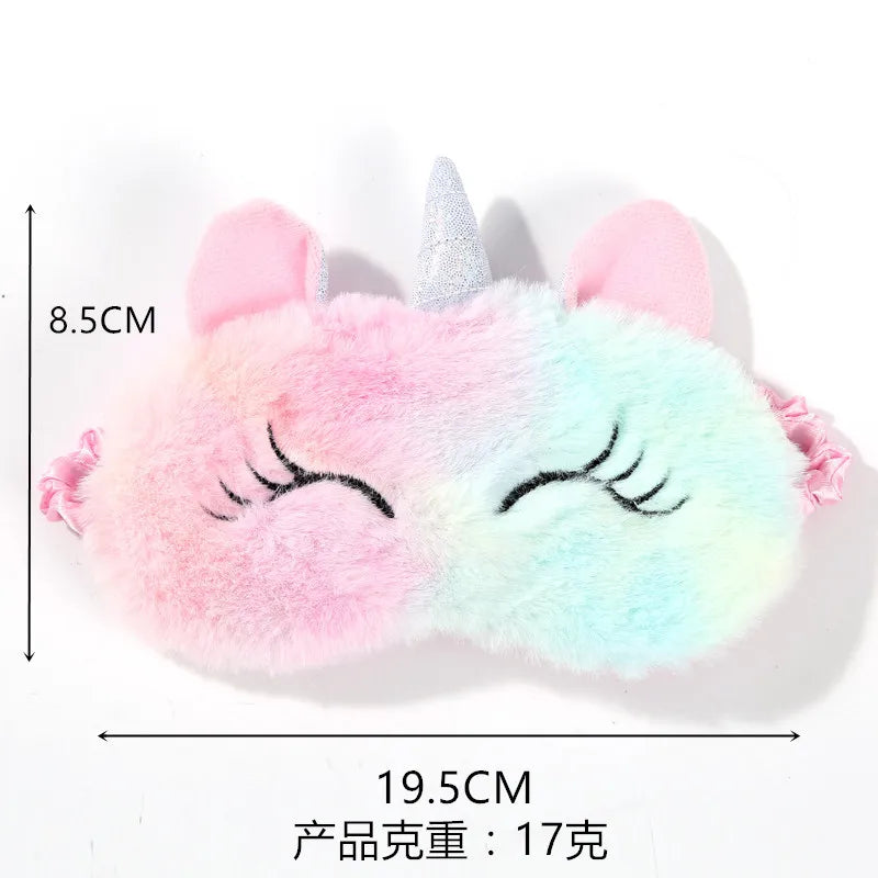 Cartoon Unicorn Party Anime Sleeping Mask Kids Gift — product photo 4 of 6