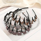 Wavy Headband Rhinestone Butterfly Headband Squiggly Headband All-Day — product photo 2 of 6