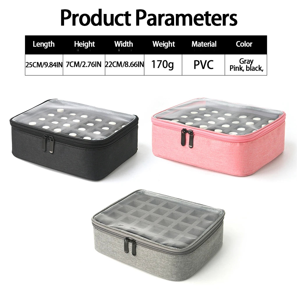 30 Grids Nail Polish Storage Bag Essential Oil — product photo 6 of 6