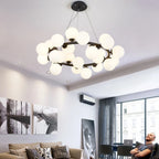 Modern Led Chandelier Glass Ball Lamp Ceiling Fixtures — product photo 4 of 6
