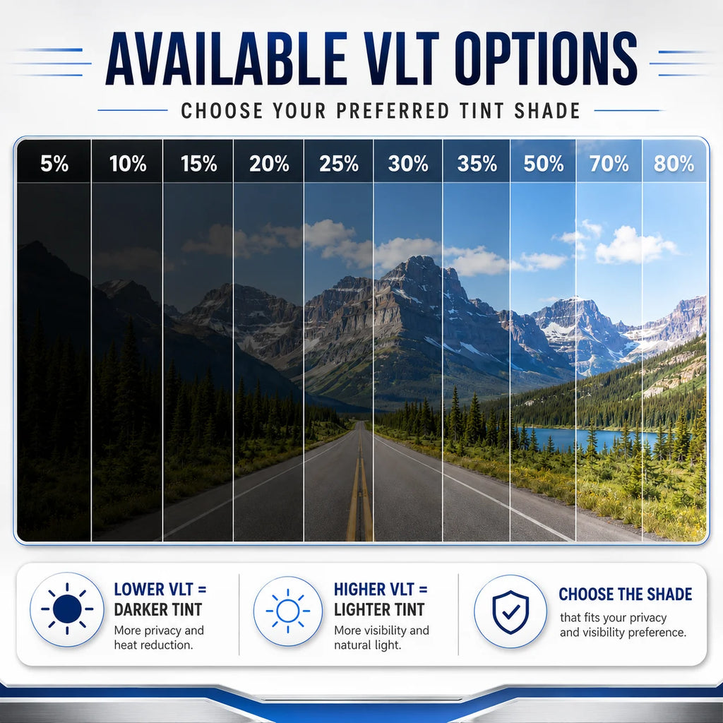 Premium Precut Window Tint Kit Front Rear Windows — product photo 4 of 6