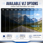 Premium Precut Window Tint Kit Front Rear Windows — product photo 4 of 6