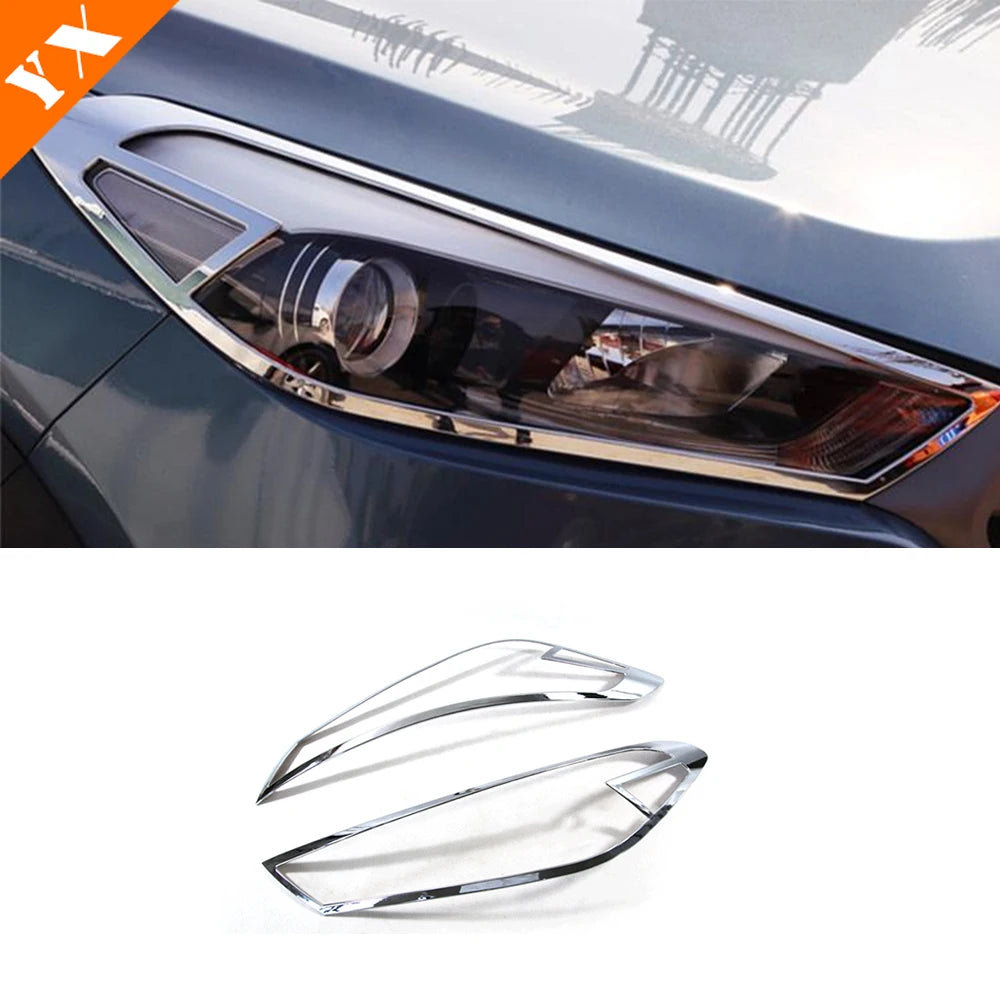 Full Set Chrome Car Headlight Tail Light Trim — product photo 2 of 6