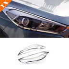 Full Set Chrome Car Headlight Tail Light Trim — product photo 2 of 6