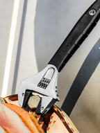Universal Adjustable Ratchet Wrench Self-Locking Plumbing Pipe Repair — product photo 2 of 6