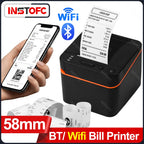Desktop 58mm Receipt Printer Bluetooth USB Bill Thermal — main product photo