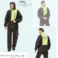 Male Women Waterproof Motorcycle Raincoat Jacket Pant Split — main product photo