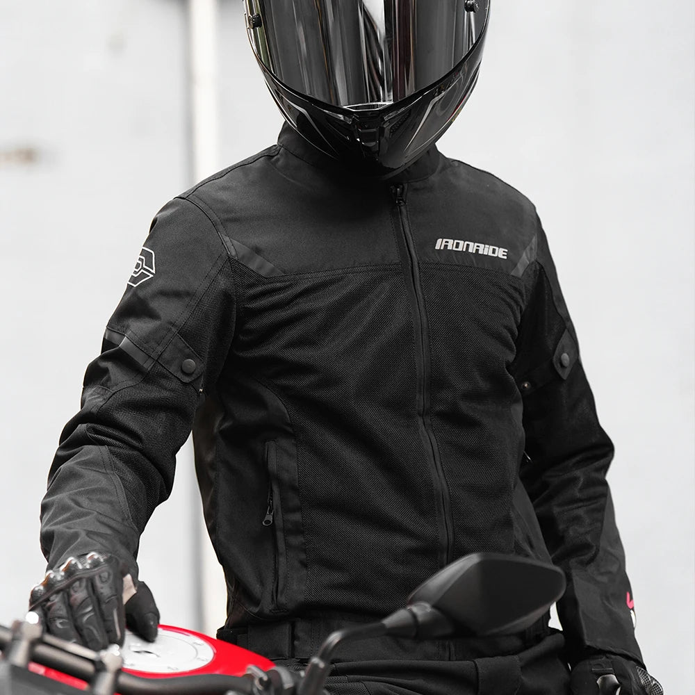 Motorcycle Jacket Anti-Fall Outdoor Motocross Riding Clothing Protection — product photo 4 of 6