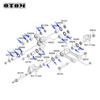 OTOM Motorbike Triangle Lever Linkage ARM Maintenance Kit — product photo 2 of 6