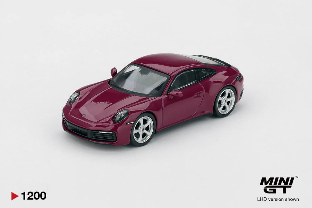 MINIGT 1/64 Porsche 911 (992.1) Rubystone Red Set — product photo 3 of 6