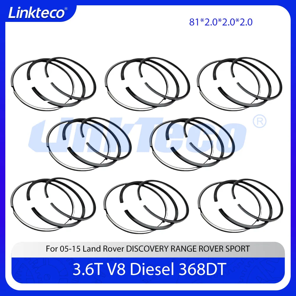 Engine 8X STD 0.5 Part Piston Ring Set — main product photo