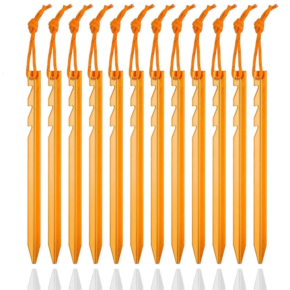 12Pcs/lot 18cm Aluminum Alloy Tent takes Pegs Heavy — product photo 6 of 6