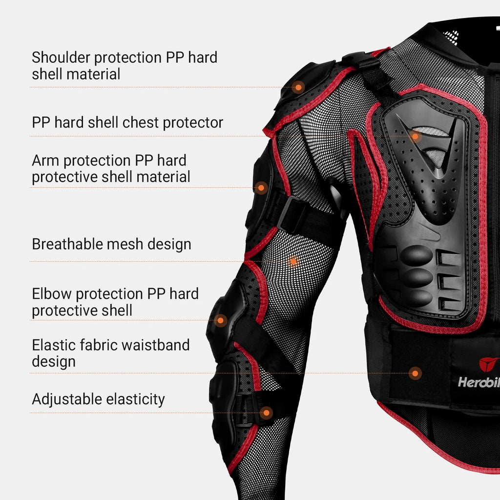 Motocross Jacket Men Body Armor Motorcycle Armor Wear-Resistant — product photo 4 of 6