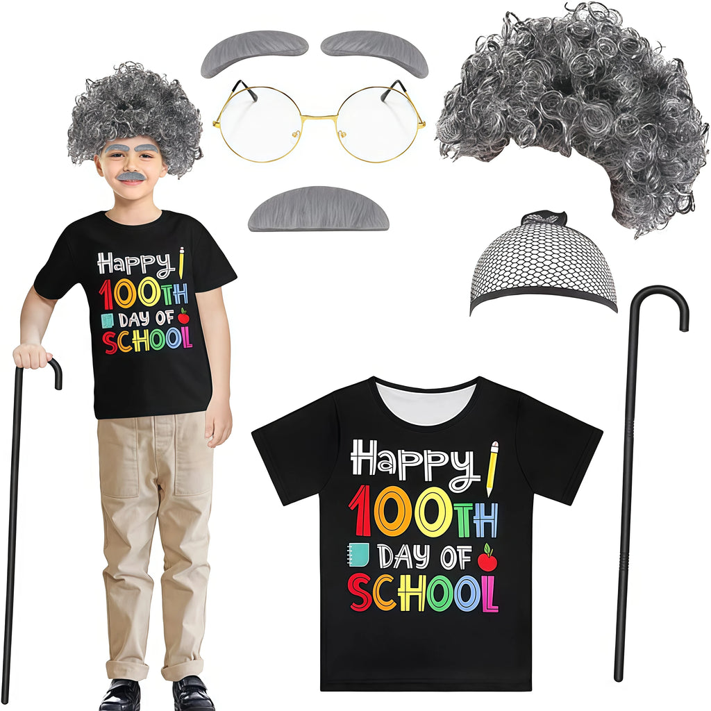 Kids 100 Days Of School Old Man Costume — product photo 2 of 6