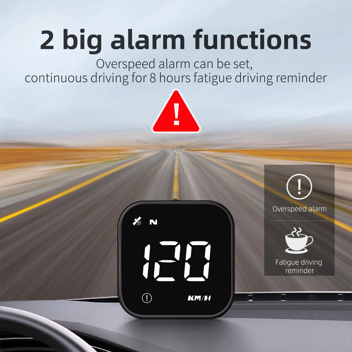 G4S GPS Head Up Display LED Auto Speedometer — product photo 4 of 6