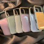 Korean Candy Color Electroplating Drip Glue Phone Case