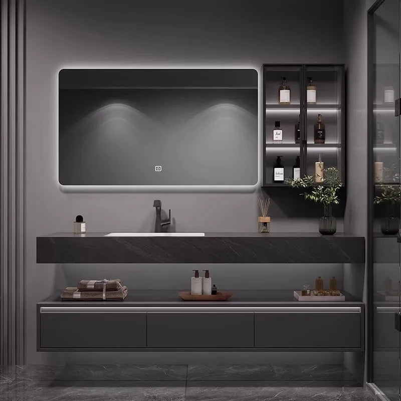 Luxury Modern Bathroom Cabinet Dressers Sink Disinfecting Vanity — main product photo