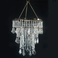 Wrought iron branch acrylic beaded chandelier wedding branch — main product photo