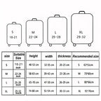 Luggage Cover Stretch Fabric Suitcase Protector Baggage Dust — product photo 2 of 6