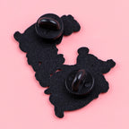 Cartoon Family Enamel Pin Funny Brooches Badges Lapel — product photo 4 of 6