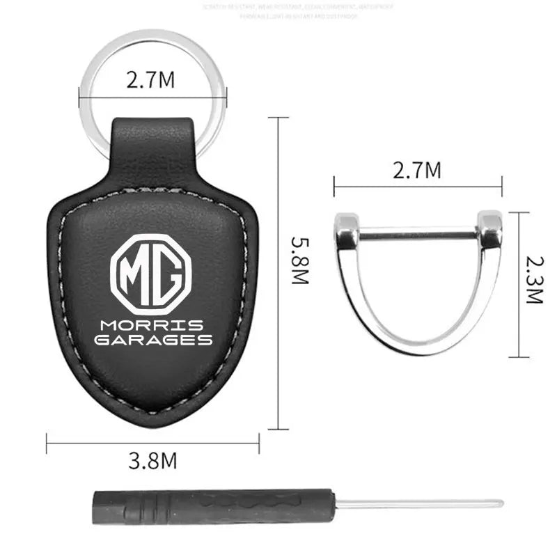 Car Keychain Shield Type Key Ring Keychain Gifts — product photo 6 of 6