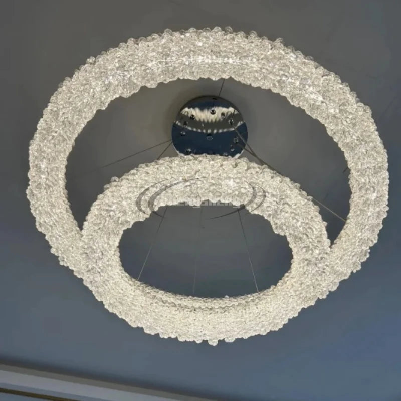 Luxury Modern Ceiling Chandelier Artistic Crystal LED Pendant — product photo 5 of 5