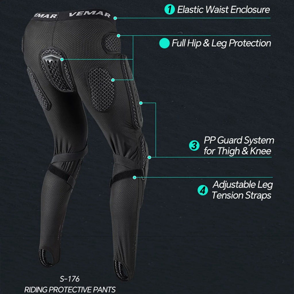 Men Motorcycle Full Body Armor Suit Breathable Mesh — product photo 4 of 6
