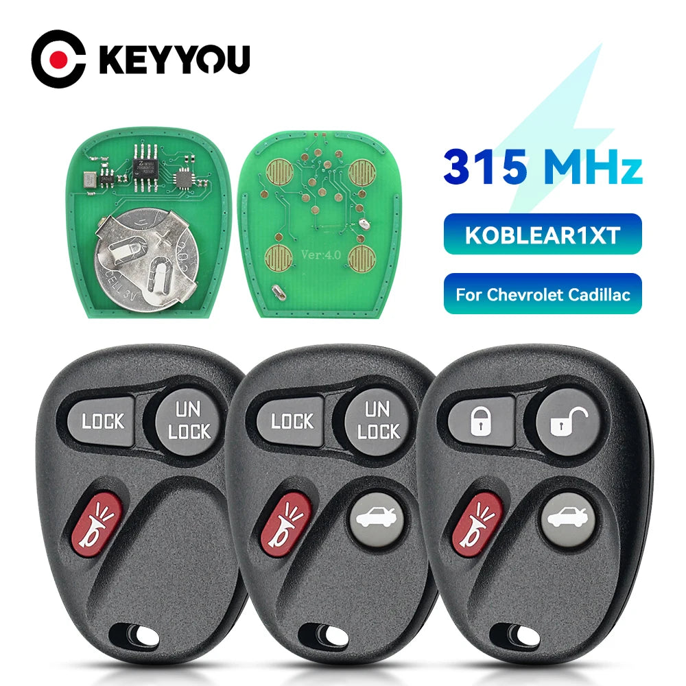 KEYYOU Remote Keyless Entry Key FCC ID KOBLEAR1XT — main product photo